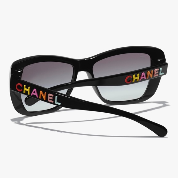 CHANEL Butterfly Sunglasses Polarized Black - Picture 3 of 13